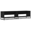 vidaXL Meuble TV noir 180,5x40x46 cm bois d'ing&eacute;nierie