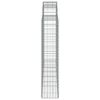 vidaXL Paniers à gabions arqués 7 pcs 200x30x140/160 cm Fer galvanisé