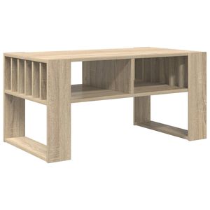 vidaXL Table basse Ch&ecirc;ne Sonoma 92 x 49,5 x 45 cm Bois d'ing&eacute;nierie