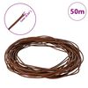 vidaXL Corde en Cuir Marron Clair &Oslash;1 mm x 50 m Cuir
