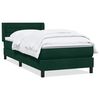 vidaXL Sommier &agrave; lattes de lit et matelas vert fonc&eacute; 100x220cm velours