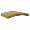 vidaXL Pont de jardin 110x74 cm Bois massif de pin impr&eacute;gn&eacute;