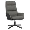 vidaXL Chaise de relaxation Gris clair Tissu
