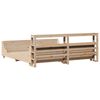 vidaXL Cadre de lit sans matelas 200x200 cm bois massif de pin
