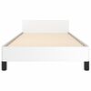 vidaXL Cadre de lit sans matelas blanc 100x200 cm similicuir