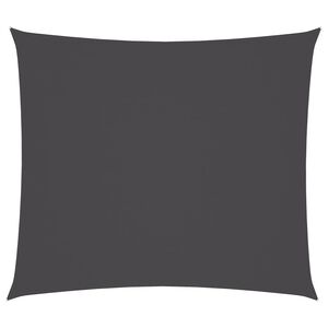 vidaXL Voile de parasol tissu oxford rectangulaire 2x2,5 m anthracite