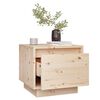 vidaXL Table de chevet 35x34x32 cm Bois de pin solide