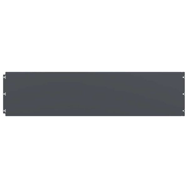 vidaXL Bordures pelouse 20pcs anthracite 25x103cm acier lamin&eacute; &agrave; froid