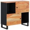vidaXL Buffet avec 2 portes 80x33x75 cm bois massif d'acacia