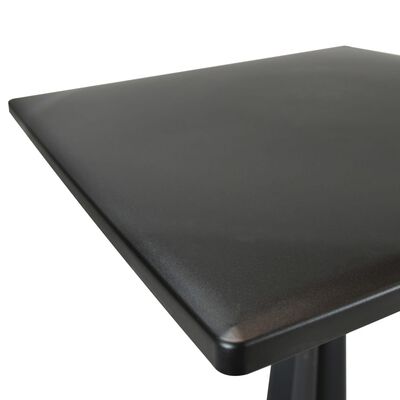 vidaXL Table de jardin Anthracite 70x70x71,7 cm Plastique