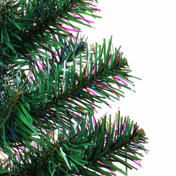 vidaXL Sapin de Noël artificiel pointes iridescentes Vert 240 cm PVC