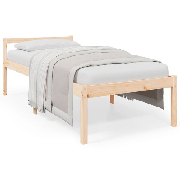 vidaXL Lit pour personne &acirc;g&eacute;e sans matelas 75x190 cm