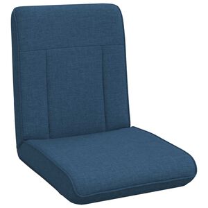 vidaXL Fauteuil de sol Bleu 50 x 73 x 60 cm tissu