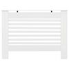 vidaXL Cache-radiateurs 2 pcs Blanc 112x19x81,5 cm MDF
