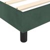 vidaXL Sommier &agrave; lattes de lit et matelas Vert fonc&eacute; 80x200 cm Velours