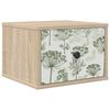 vidaXL Cabinet de chevet mural GOTHA Ch&ecirc;ne Sonoma 36 x 33 x 25 cm