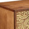 vidaXL Buffet avec porte Marron 90 x 33 x 75 cm Bois de mangue massif