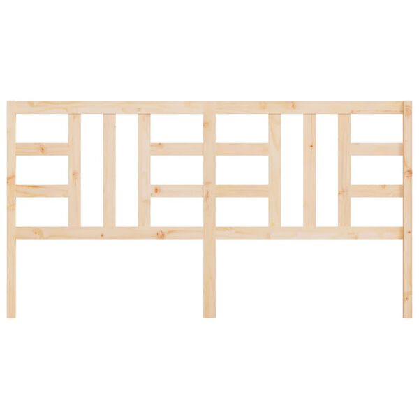 vidaXL T&ecirc;te de lit 206x4x100 cm Bois massif de pin