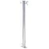 vidaXL Colonne &agrave; eau de jardin 80 cm acier inoxydable rond