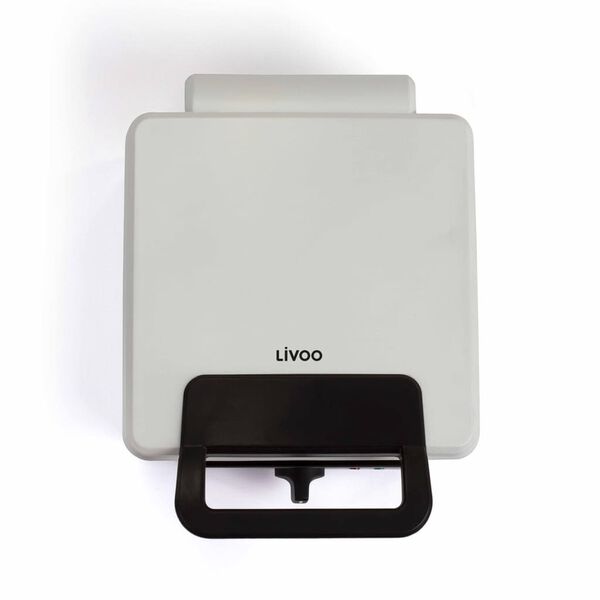 Livoo Gaufrier avec thermostat r&eacute;glable 1200 W Blanc