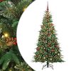 vidaXL Sapin de No&euml;l Artificiel &agrave; Branches Articul&eacute;es Vert 180 cm