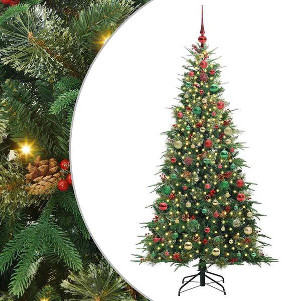 vidaXL Sapin de No&euml;l Artificiel &agrave; Branches Articul&eacute;es Vert 180 cm