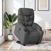 vidaXL Fauteuil inclinable &eacute;lectrique gris fonc&eacute; tissu