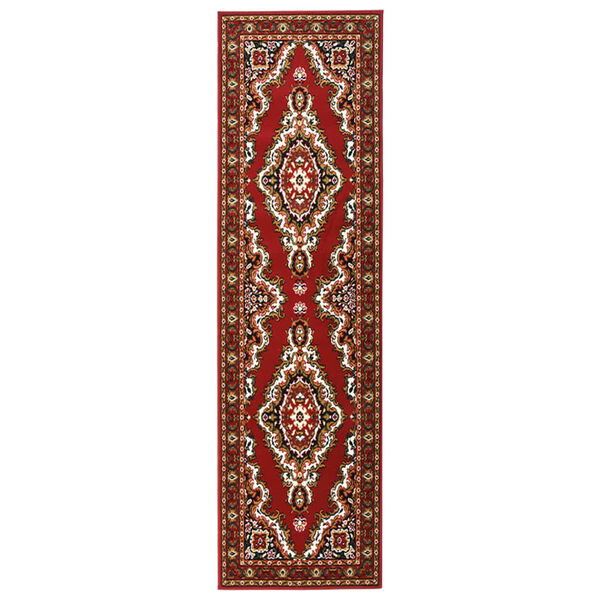 vidaXL Tapis BCF Rouge oriental 100x400 cm