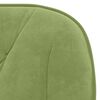 vidaXL Chaise pivotante de bureau Vert clair Velours