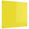vidaXL Protection de cuisine Jaune 70 x 60 cm verre tremp&eacute;