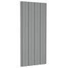 vidaXL Panneau de toiture 36 pcs Gris 100 x 45 cm Acier galvanis&eacute;