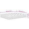 vidaXL Matelas à ressorts ensachés moyen 140x200 cm