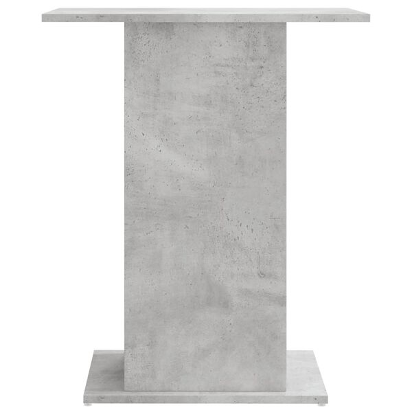 vidaXL Support d'aquarium en béton gris 60,5 x 36 x 72,5 cm Bois d'ingénierie