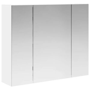 vidaXL Armoire Miroir de Salle de Bain Blanc 60 x 14,5 x 50 cm