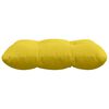 vidaXL Coussins de siège 4 pcs Jaune clair 45 x 45 x 12 cm tissu