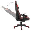 vidaXL Chaise de jeu pivotante Rouge PVC