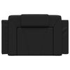 vidaXL Coussin de t&ecirc;te de lit Viana noir 80 cm similicuir