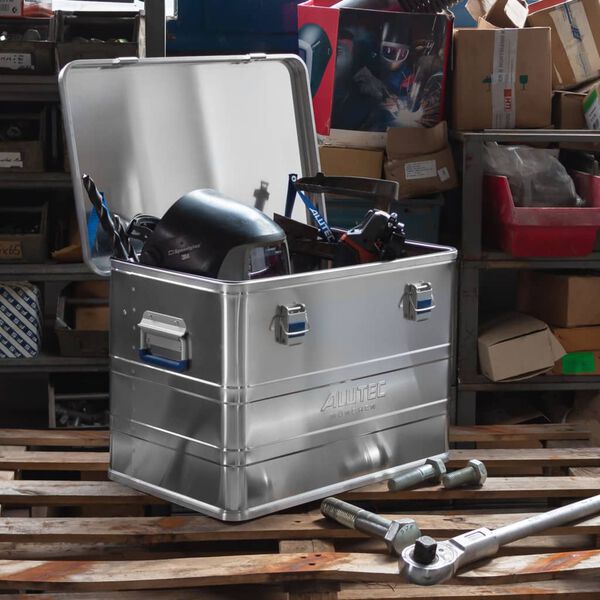 ALUTEC Bo&icirc;te de rangement en aluminium COMFORT 6 L