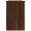 vidaXL Bureau avec tiroirs Chêne marron 102x50x76 cm Bois d'ingénierie