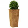 vidaXL Jardini&egrave;res 2 pcs 35x35x75 cm acier r&eacute;sistant aux intemp&eacute;ries