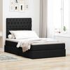vidaXL Lit de Rangement Noir 120 x 190 cm Cuir synthétique