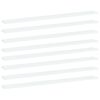 vidaXL Panneaux de biblioth&egrave;que 8 pcs Blanc 100x10x1,5 cm Agglom&eacute;r&eacute;