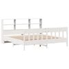 vidaXL Cadre de lit sans matelas blanc 180x200 cm bois massif de pin