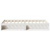 vidaXL Lit de jour sans matelas blanc 90x200 cm bois de pin massif