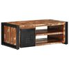 vidaXL Table basse multicolore 90x50x36 cm bois de r&eacute;cup&eacute;ration massif