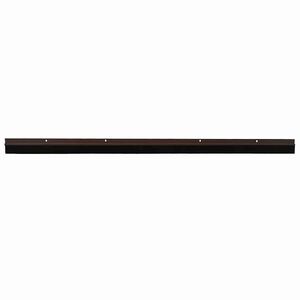 vidaXL Brosses d'&eacute;tanch&eacute;it&eacute; pour porte &agrave; visser 2 pc Marron 100 cm