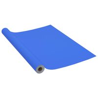 vidaXL Film autoadhésif pour meubles Bleu brillant 500x90 cm PVC