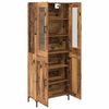 vidaXL Haut Armoire 2 pcs Bois ancien Bois d'ing&eacute;nierie