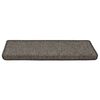 vidaXL Tapis d'escalier autocollants 30 pcs 65x21x4 cm gris et beige