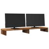 vidaXL Support de moniteur vieux bois 100x27x10 cm bois d'ingénierie